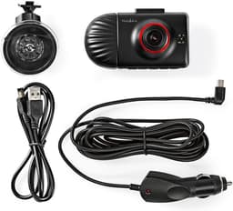 Dash Cam - Autocamera Recorder - Veiligheid Onderweg - Dubbele Camera - 1440P - Rood Zwart — thumbnail 2
