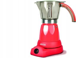 Jocca Elektrische Italiaanse Koffiemaker 6 kopjes – 360° draaibasis, draadloze karaf – Rood - 5449R — thumbnail 1