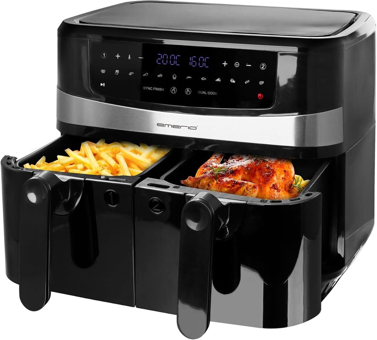 Airfryer XXL - Dubbele Mand Airfryer - kookgerei — afbeelding 1