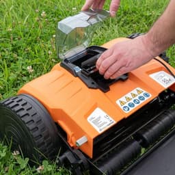 Accu Grasmaaier - Elektrische Duwmaaier - Gazon Onderhoud - Spindelmaaier Principe - 38 cm Maaibreedte — thumbnail 2