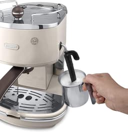 Espresso Machine - Koffiezetapparaat Cappuccino - Authentieke Koffie - Retro Design - 1 Liter Reservoir - Groen — thumbnail 3