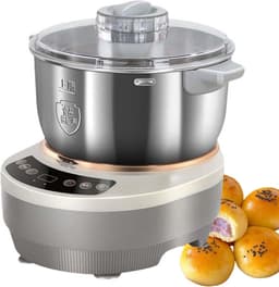 Deegmixer - Keukenmachine Kneedmachine - Professioneel Bakken - Met Fermentatiefunctie - 5L of 7L - Zilverkleurig — thumbnail 1