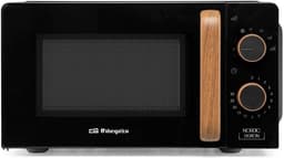 Magnetron Zwart - Magnetronoven - Snel Eten Opwarmen - Met Ontdooifunctie - 20 liter - Zwart — thumbnail 1