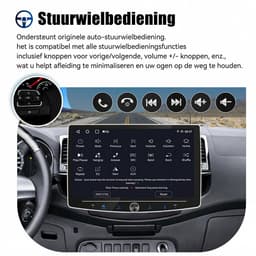 ESSGOO 1DIN Autoradio auto met 10,1 Inch 360° draaibaar scherm - DAB+ autoradio geschikt voor CarPlay en Android auto - Android 15 4 + 64 GB - Bluetooth FM RDS - multimediaspeler - AHD-achteruitrijcamera - microfoon — thumbnail 2