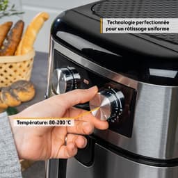 Grote heteluchtfriteuse 8 Liter met Timer en Antiaanbaklaag — thumbnail 5