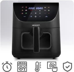 Berdsen BD-660 - Heteluchtfriteuse - 8L - 1700W - Touchscreen — thumbnail 2