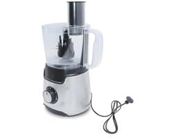 Multifunctionele keukenmachine 1,25L - 750W met 7 functies – handmatig snijden, hakken, raspen, kneden en meer