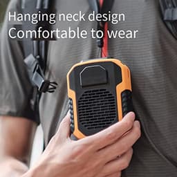 Draagbare Tailleclip Ventilator - USB Oplaadbaar, Mini Halsventilator voor T-shirts en Jassen — thumbnail 4