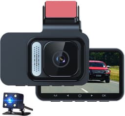3-inch 1296p + HD dual-lens IPS-scherm + WiFi-auto-DVR — thumbnail 5