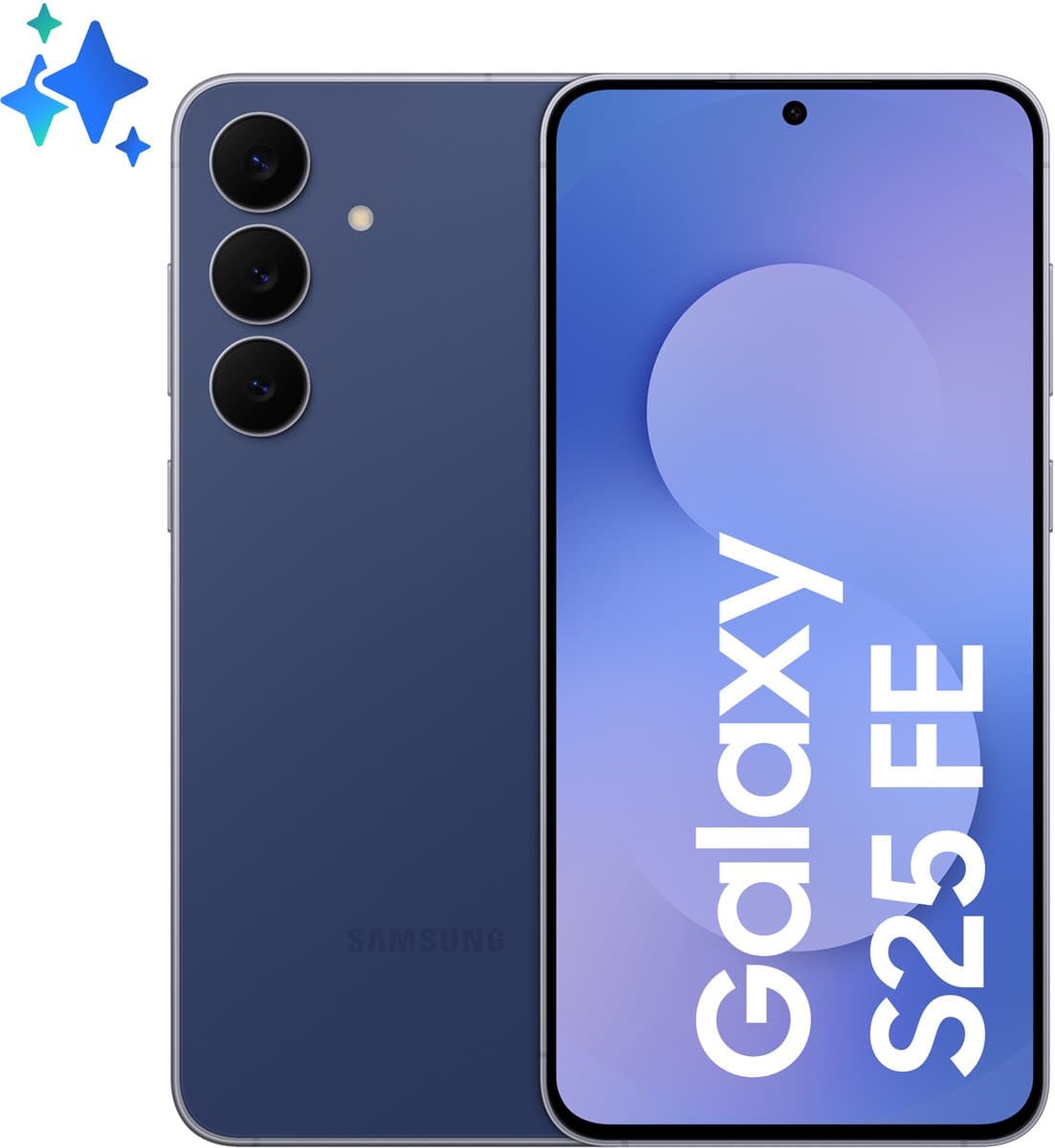 Samsung Galaxy S25 FE 5G 17 cm (6.7") Dual SIM USB Type-C 8 GB 128 GB 4900 mAh Marineblauw — afbeelding 1