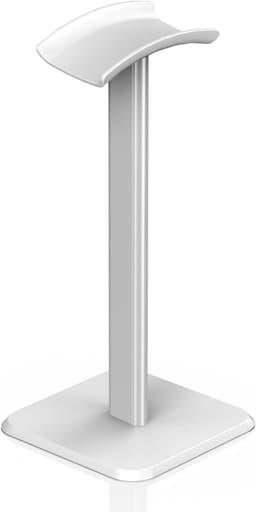Koptelefoon standaard - Headset houder - Bureau organiseren - Afneembaar ontwerp - 9x9x20cm - Wit — thumbnail 4
