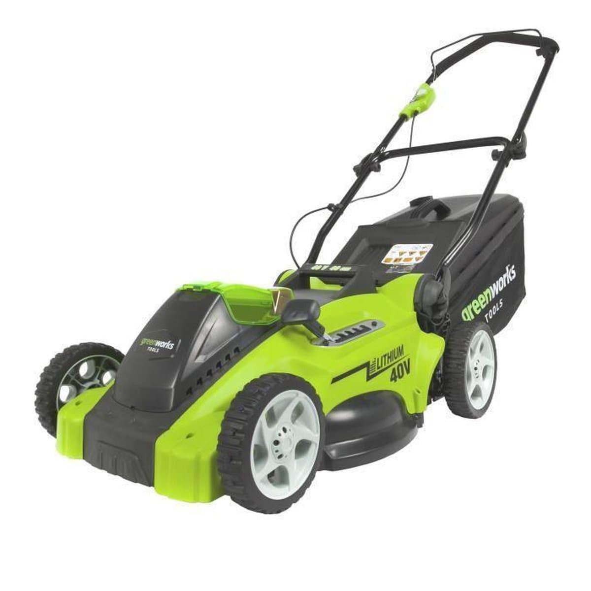 Greenworks G40LM41 40V Li-ion accu grasmaaier body - 50L -41cm — afbeelding 1