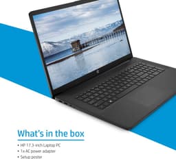 HP 17-cn0104na Intel® Pentium® Silver N5030 Laptop 43,9 cm (17.3") Full HD 8 GB DDR4-SDRAM 128 GB SSD Wi-Fi 5 (802.11ac) Windows 11 Home in S mode Zwart — thumbnail 3