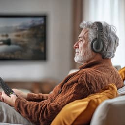 Tv-koptelefoon ShellTV II, over-ear, eenzijdig, lange kabel (6m), zwart — thumbnail 2