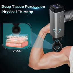 RFWR® Massagepistool voor spierpijnverlichting met 30 snelheden en 6 massagekoppen — thumbnail 4