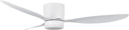 Plafondventilator Brezza Ø 132 cm met verlichting wit – stille ventilator 2026 – top kwaliteit - energie zuinig – met remote - ventilator voor laag plafond - 6 snelheden - warm wit licht - 3 step DIM systeem - zomer en winter stand – witte ventilator — thumbnail 5