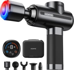 RENPHO Active Thermacool Massage Gun - Warmte- & Koudetherapie - Krachtige Percussie Massage - 5 Massagekoppen - Stil & Oplaadbaar - Spierherstel & Ontspanning — thumbnail 1