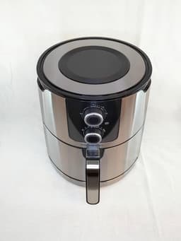 Heteluchtfriteuse 4,5 Liter - 1400W Airfryer met Timer - Vaatwasmachinebestendig Roestvrij Staal — thumbnail 2