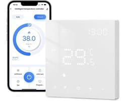 Slimme Wifi Thermostaat voor Vloerverwarming en Gasboiler - Programmeerbaar