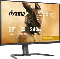 iiyama G-Master GB3295QSU-B1 Gold Phoenix - 32 inch - QHD - VA - 240 Hz - Verstelbaar - HDMI 2.1 - HDR 400 — thumbnail 5