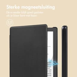 Ereader Hoes - Geschikt voor Pocketbook Verse/Pocketbook Verse Lite/Pocketbook Verse Pro/Vivlio Light/Vivlio Light HD - Zwart — thumbnail 3
