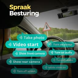 Botslab G980H 3CH 4K Wifi GPS 128gb dashcam - 3-kanaals dashcam - 4K resolutie - Parkeermodus - App en GPS verbinding - Inclusief 128gb Micro SD kaart — thumbnail 5