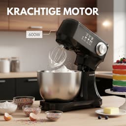 Keukenmachine - Keukenrobot - Foodprocessor met 12 Standen - Keukenmixer met RVS kom - Drie Opzetstukken - 3.5L - COOK-IT — thumbnail 3