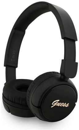 Guess Script Metal Logo Headphone - Geschikt voor Bluetooth Smartphones - Zwart — thumbnail 1