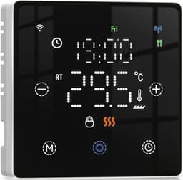Draadloze thermostaat met touchscreen voor gasboiler - Smart verwarming met wekelijkse programmering — thumbnail 1