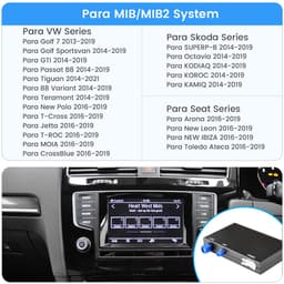 JUNSUN Draadloze CarPlay/Android Auto Decoder Box Geschikt voor VW Golf 7 Passat B8 Polo Tiguan MIB1 MIB2 — thumbnail 5