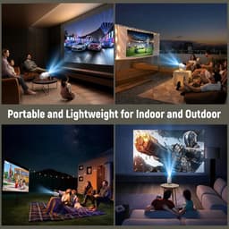 Mini Beamer - Projector met Wifi - Bluetooth — thumbnail 2