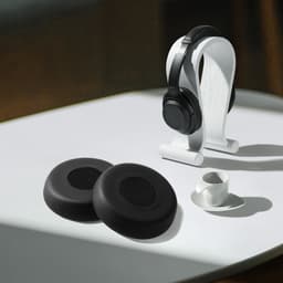 kwmobile 2x oorkussens geschikt voor Jabra Evolve 75 - Earpads voor koptelefoon in zwart — thumbnail 3