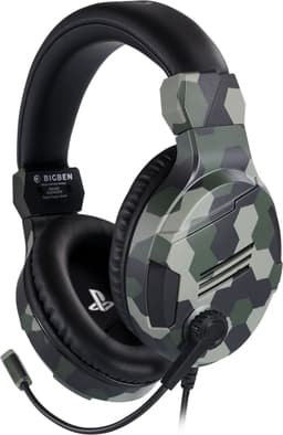 Bigben Stereo Gaming Headset V3 - PS5 & PS4 - Camo — thumbnail 1