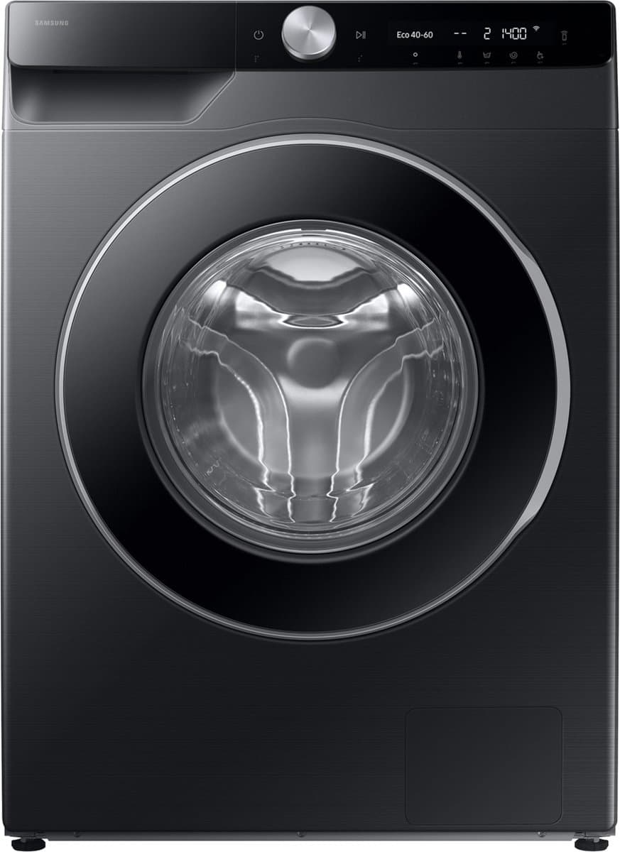 Samsung WW90DG6U85LB - Wasmachine - A-label - 9 Kg - Zwart - Ai Eco bubble - Stoom - Super Speed - SpaceMax — afbeelding 1