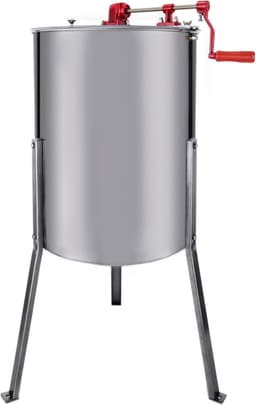 Honing Centrifuge - Handmatig - RVS - Capaciteit: 4 Honingramen - Inclusief bijenborstel - honing extractor — thumbnail 3