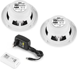 Bluetooth speakerset - Power Dynamics BT10SET - Inbouw speakers plafond - Buiten speakers voor badkamer, tuin, terras, etc. — thumbnail 4