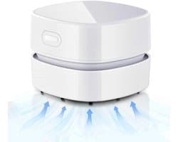 Draadloze Mini Stofzuiger voor Bureau - USB Oplaadbare Handstofzuiger met Hoge Zuigkracht en 360° Draaibaarheid