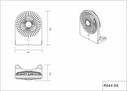 Trio - Ventilator BREEZY - Wit - 0x0x23 cm — thumbnail 3