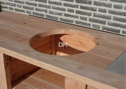 Bbq tafel | Barbecue tafel Chicago | Buitenkeuken | 3 delig | BuitenDuurzaam — thumbnail 2