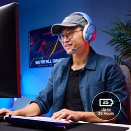 HYPERX Cloud Jet Dual Over-ear Draadloze gaming-headset Blauw wit — thumbnail 3