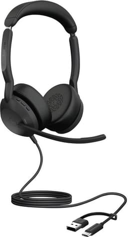 Jabra Evolve2 50 25089-989-799 - Computer Headset - Met microfoon - USB-C/A - UC Stereo — thumbnail 5