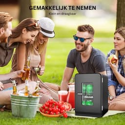 CRLYN® Minibar - Mini Koelkast - Skincare Fridge - Zwart — thumbnail 2