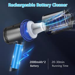 Krachtige Draagbare Handstofzuiger voor Auto en Thuisgebruik - Lichtgewicht en Efficiënt — thumbnail 5