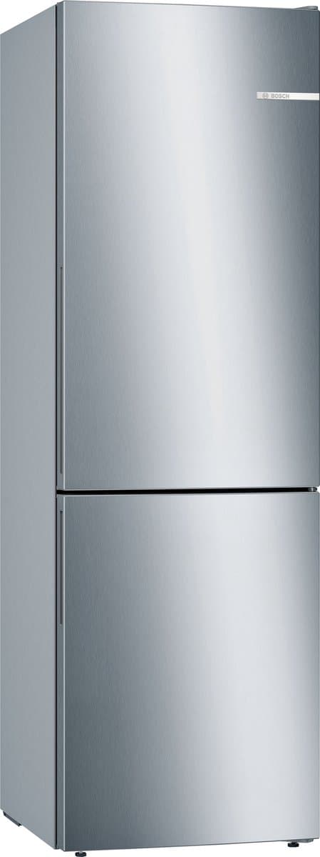 Bosch KGE36ALCA - Serie 4 - Koelkast - Koel-vriescombinatie - 186 cm - Energielabel C - Houd je versproducten langer vers met VitaFresh lade - Stil - RVS — afbeelding 1