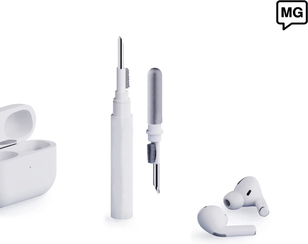 2 STUKS MULTIGADGETS® Airpods cleaning pen - Airpods cleaning kit - Airpods schoonmaakset & cleaner — afbeelding 1