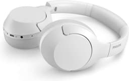 PHILIPS TAH8506WT - Draadloze Ruisonderdrukkende Over-Ear Hoofdtelefoon, Ruisonderdrukking Pro, Draadloze Hoofdtelefoon voor Volwassenen, Met microfoon, Bluetooth, 60 Uur Speeltijd, Lichtgewicht - Wit — thumbnail 3