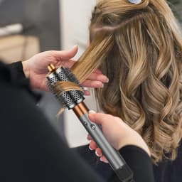 grote, ronde volumeborstel voor Dson Airwrap HS01/HS05 opzetstukken, volumeopzetborstel voor slap, plat haar (goud) — thumbnail 4