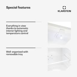 Mini Koelkast 30L – Stil 24 dB – Instelbaar 5-15°C – Automatisch Ontdooien – Zwart — thumbnail 3