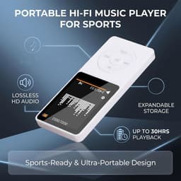 Bluetooth MP3-speler, wit — thumbnail 3
