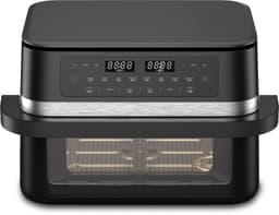 Vivid Green Dubbele Airfryer – 12L – Dual Zone met SYNC – Uitneembare Verdeler – Kijkvenster – 2950W – PFAS-vrij – Zwart — thumbnail 1